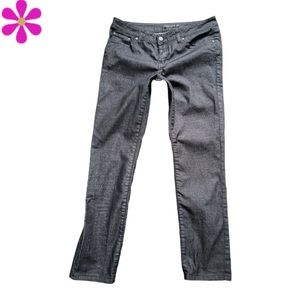 PRANA Women’s Kara Cuff Jeans SZ 10/30 black Organic Cotton